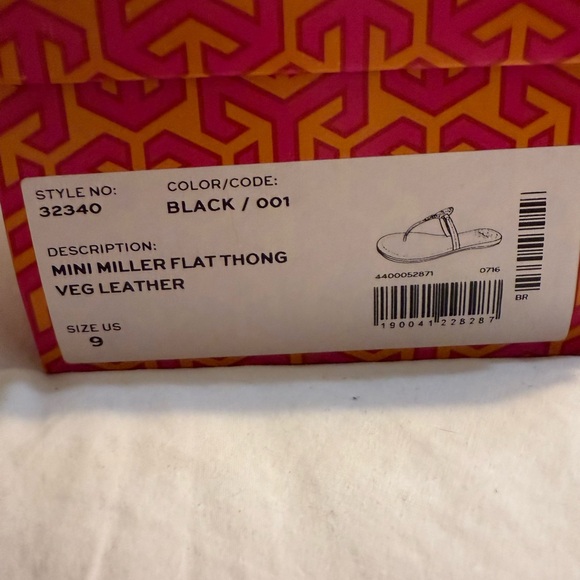 Tory Burch Black and Tan Sandals - Picture 2 of 3